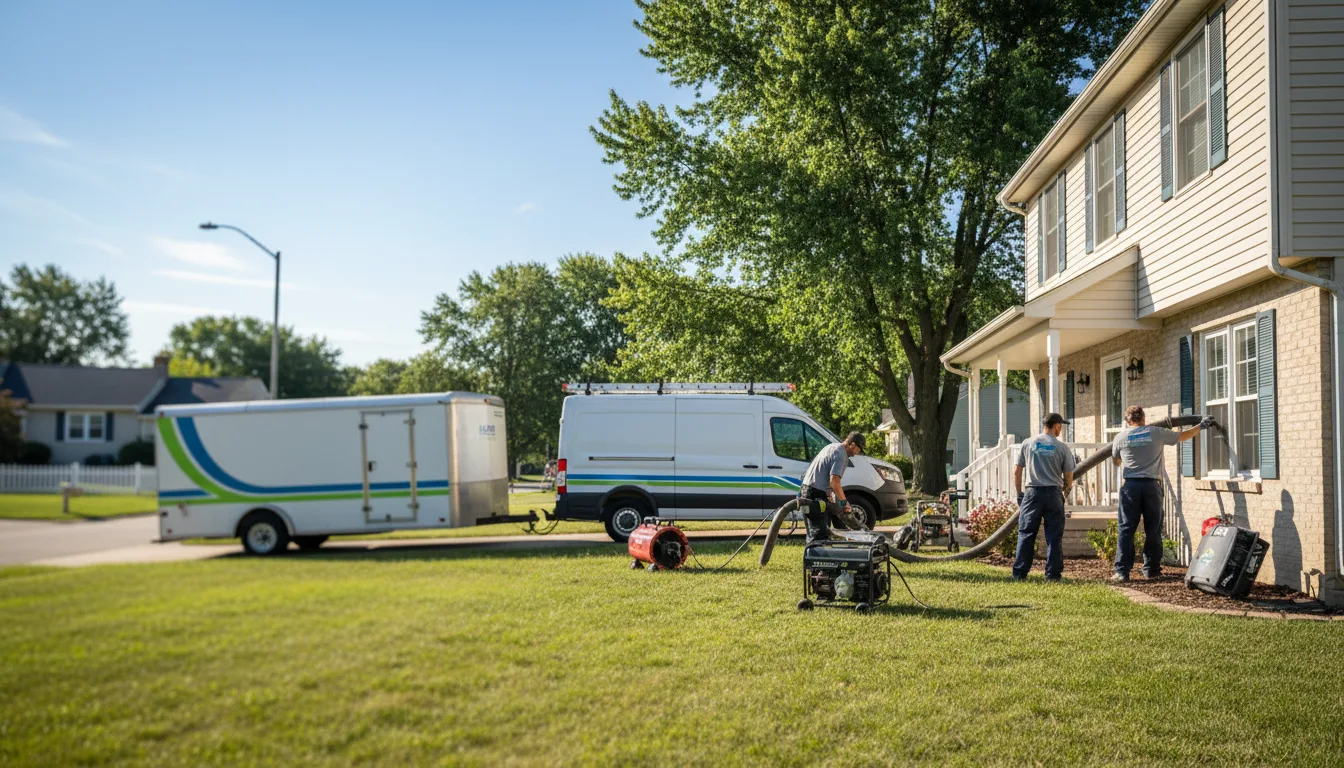 Flooded Basement Restoration And Cleanup With Repair in New England, ND near me